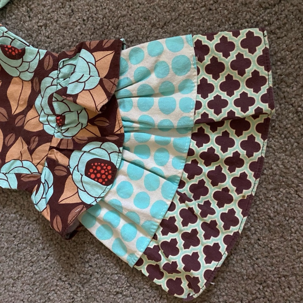 Floral Patterned Ruffle Pants - Picture 3 of 7